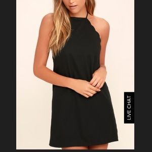 Lulu's scalloped dress